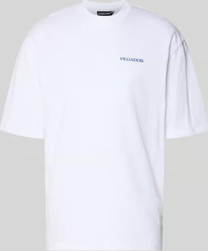 PEGADOR Oversized T-shirt met ronde hals model 'Frombork' - Foto 2