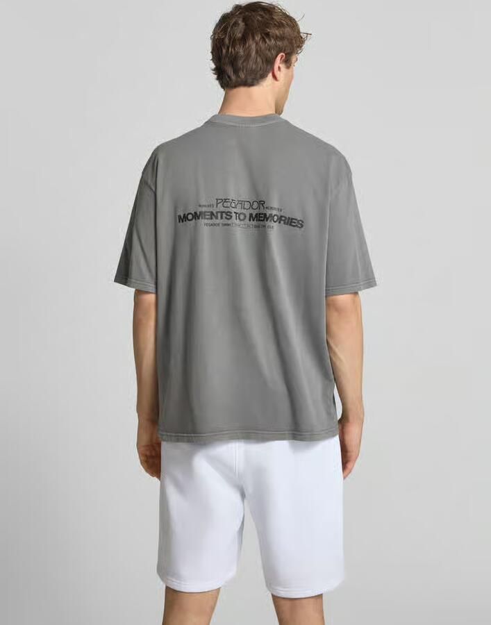 Pegador Sweatshorts met structuurmotief model 'Jovren' - Foto 2
