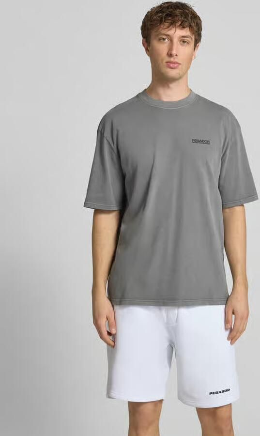 Pegador Sweatshorts met structuurmotief model 'Jovren' - Foto 3