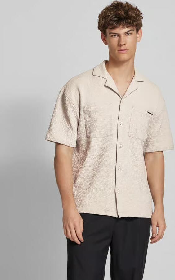 PEGADOR Oversized vrijetijdsoverhemd met 1 2-mouwen model 'ACADO' - Foto 2