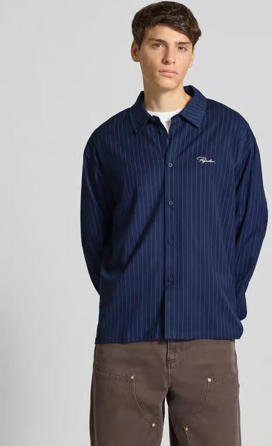 Pegador Oversized vrijetijdsoverhemd met labelstitching model 'Pikal' - Foto 2
