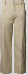 PEGADOR Regular fit broek met vaste persplooien model 'GUIDER'