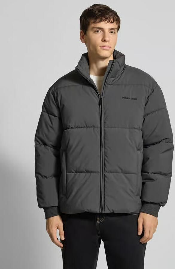 Pegador Regular fit gewatteerd jack met logostitching model 'Solin' - Foto 2