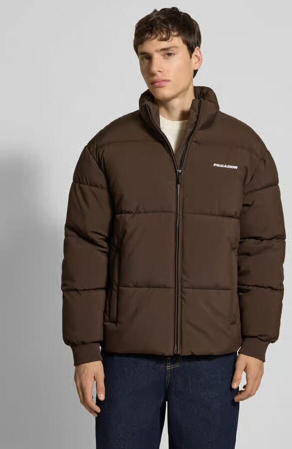 Pegador Regular fit gewatteerd jack met logostitching model 'Solin' - Foto 2