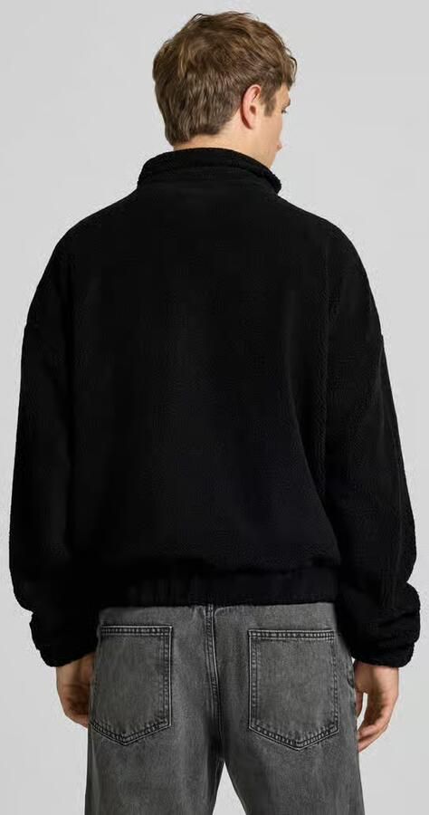 PEGADOR Regular fit fleecejack met labelstitching - Foto 3