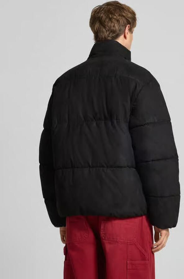 PEGADOR Regular fit gewatteerd jack met logostitching model 'Sidan'