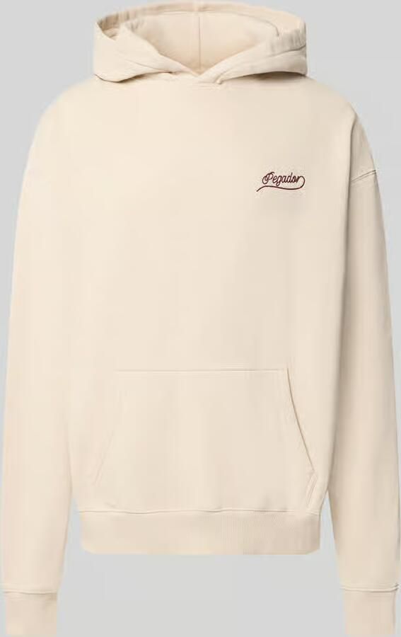 PEGADOR Regular fit hoodie van katoenmix