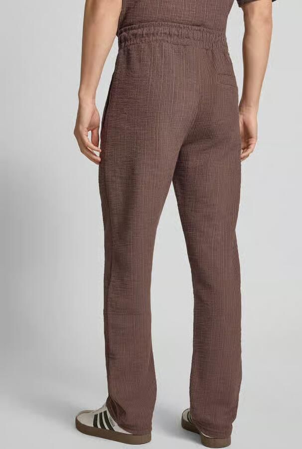 PEGADOR Regular fit sweatpants met structuurmotief model 'Libco'