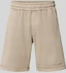 PEGADOR regular fit sweatshorts met gestikt logo