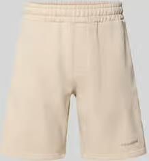 PEGADOR regular fit sweatshorts met gestikt logo