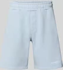 PEGADOR regular fit sweatshorts met gestikt logo