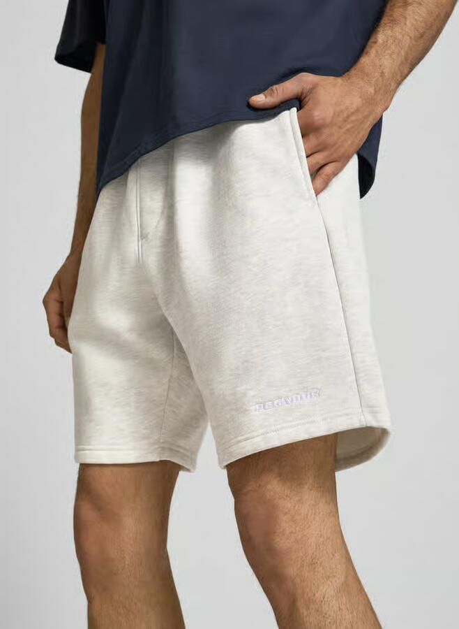 PEGADOR regular fit sweatshorts met gestikt logo