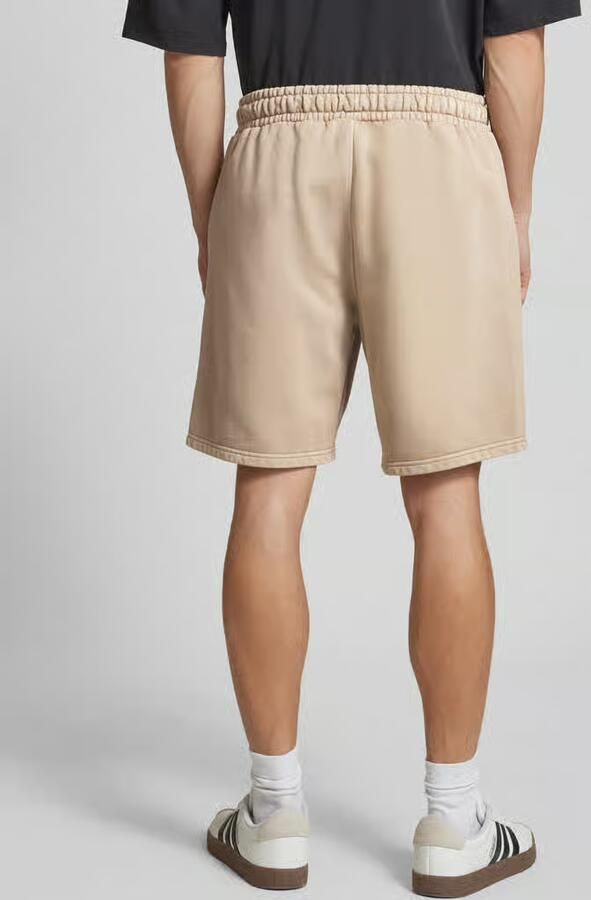 PEGADOR Regular fit sweatshorts met labeldetail