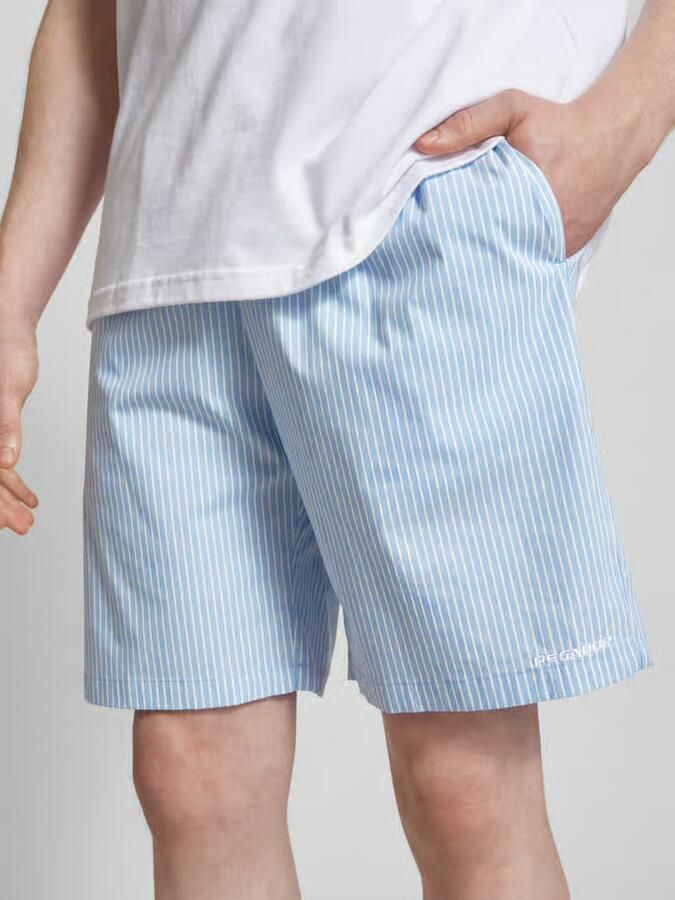 PEGADOR Regular fit sweatshorts met labeldetail model 'RATON'