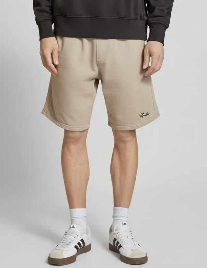 PEGADOR Regular fit sweatshorts met labelstitching model 'TERRY' - Foto 2