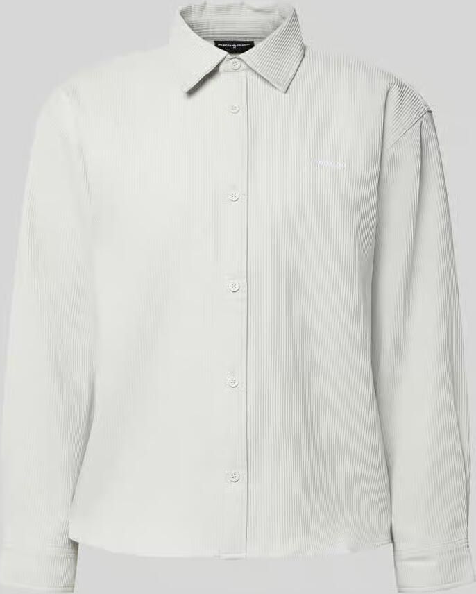 PEGADOR regular fit vrijetijdsoverhemd met kentkraag en label-stitching - Foto 3