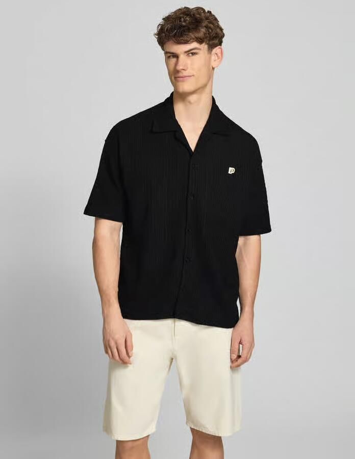 PEGADOR regular fit vrijetijdsoverhemd met labelpatch model 'LIBCO' - Foto 3