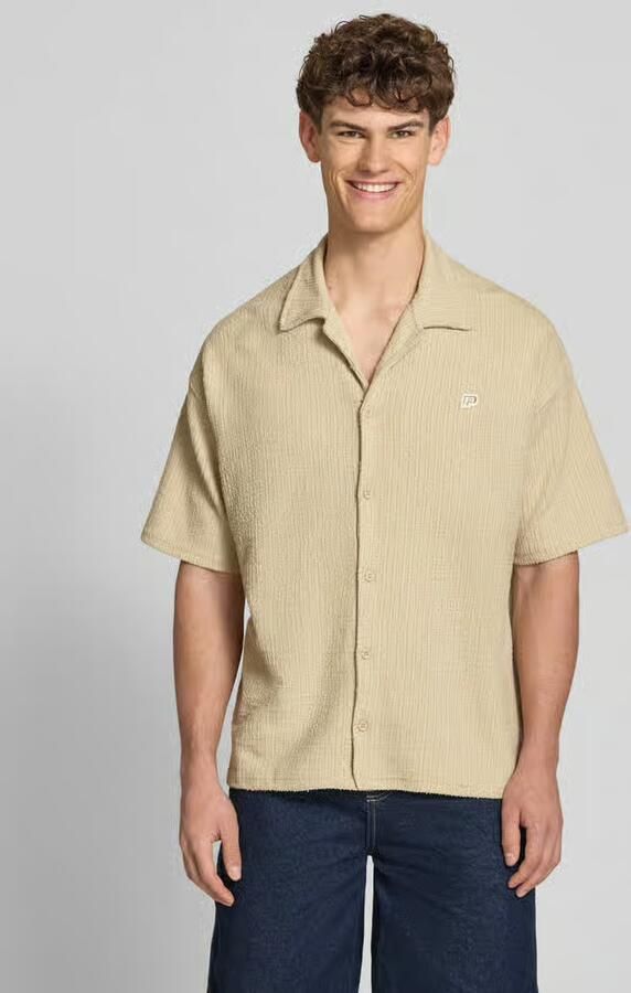 PEGADOR regular fit vrijetijdsoverhemd met labelpatch model 'LIBCO' - Foto 3