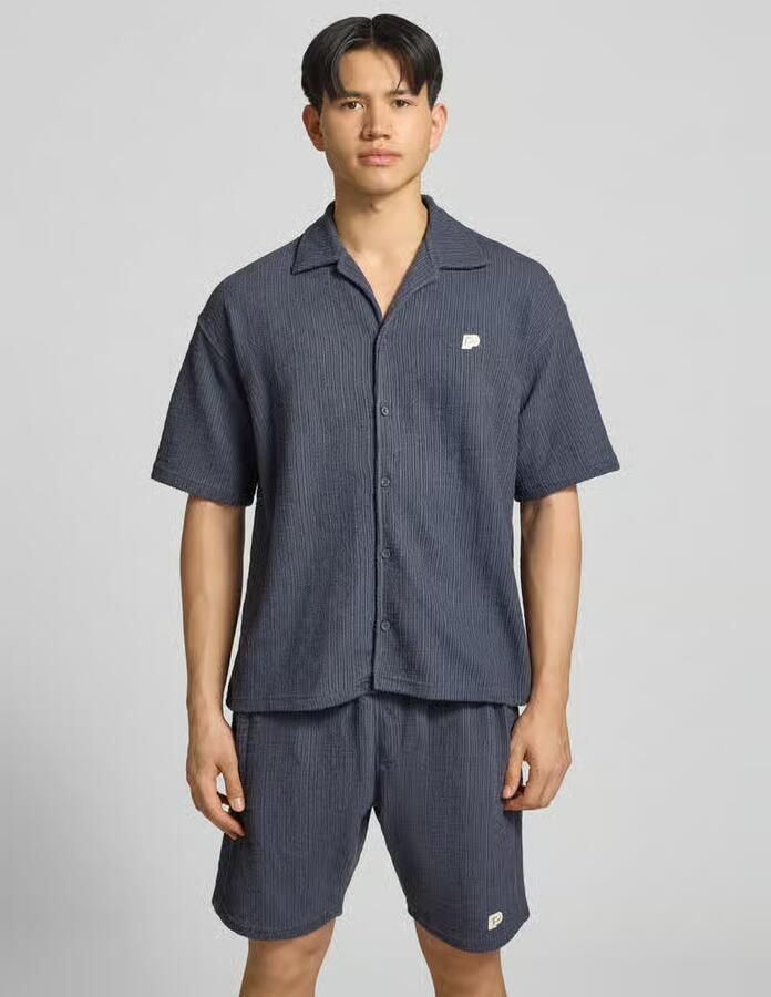 PEGADOR regular fit vrijetijdsoverhemd met labelpatch model 'LIBCO' - Foto 3