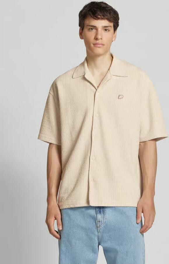 Pegador Libco Structured Knit Shirt Men Overhemden beige Maat XL Kleding - Foto 5