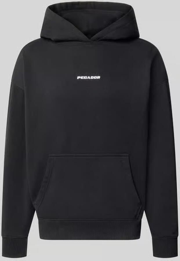 PEGADOR relaxed fit hoodie van een katoenmix model 'Clarita'