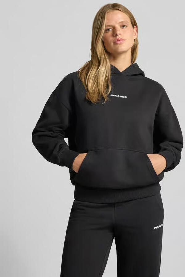 PEGADOR relaxed fit hoodie van een katoenmix model 'Clarita' - Foto 2