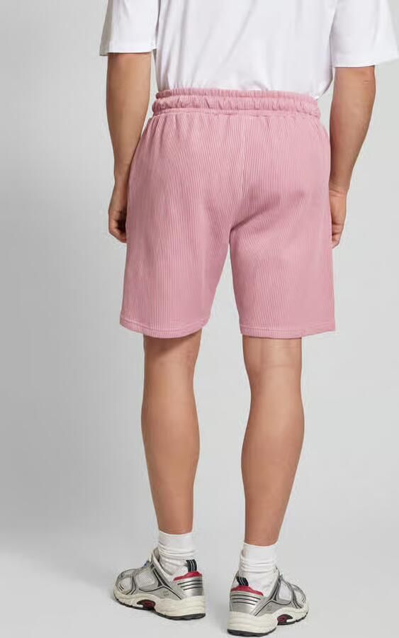 PEGADOR Relaxed fit korte broek in riblook model 'SIGNAR'