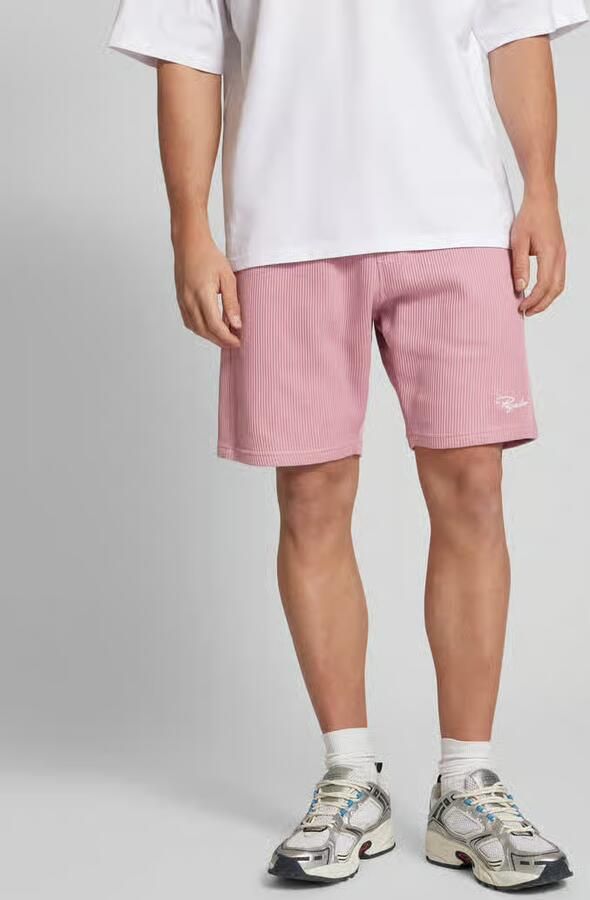 PEGADOR Relaxed fit korte broek in riblook model 'SIGNAR' - Foto 2