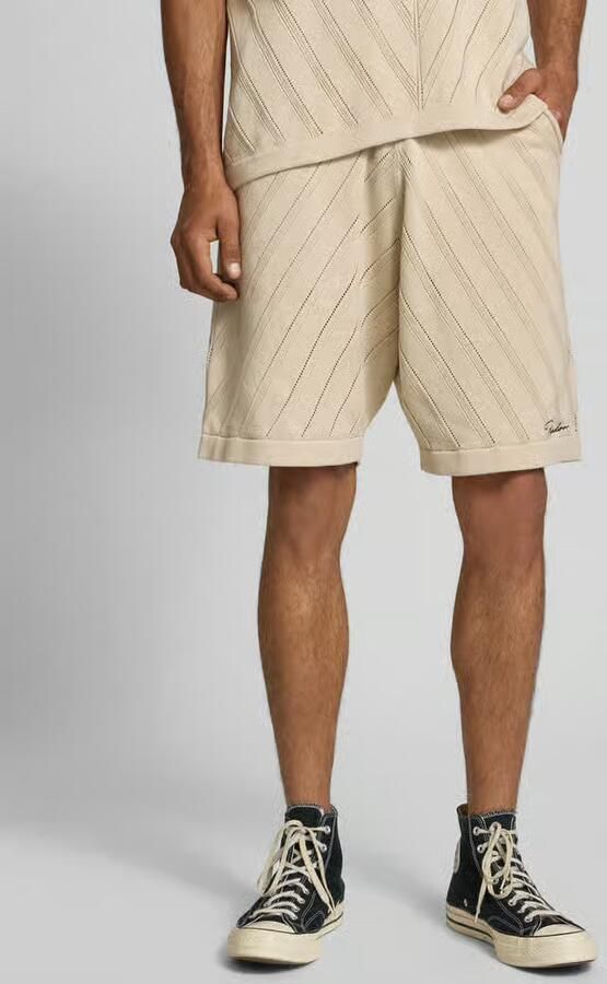 Pegador Relaxed fit korte broek met labelstitching model 'Canva' - Foto 2