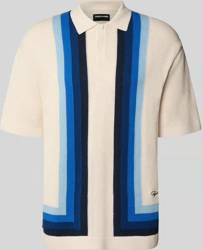 PEGADOR Relaxed fit poloshirt in brei-look model 'Tellero' - Foto 3