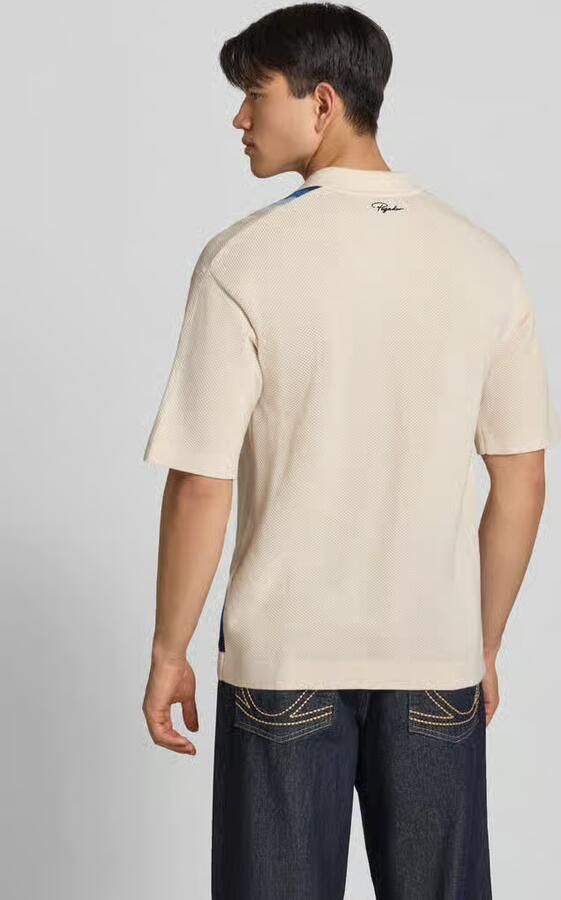 PEGADOR Relaxed fit poloshirt in brei-look model 'Tellero'