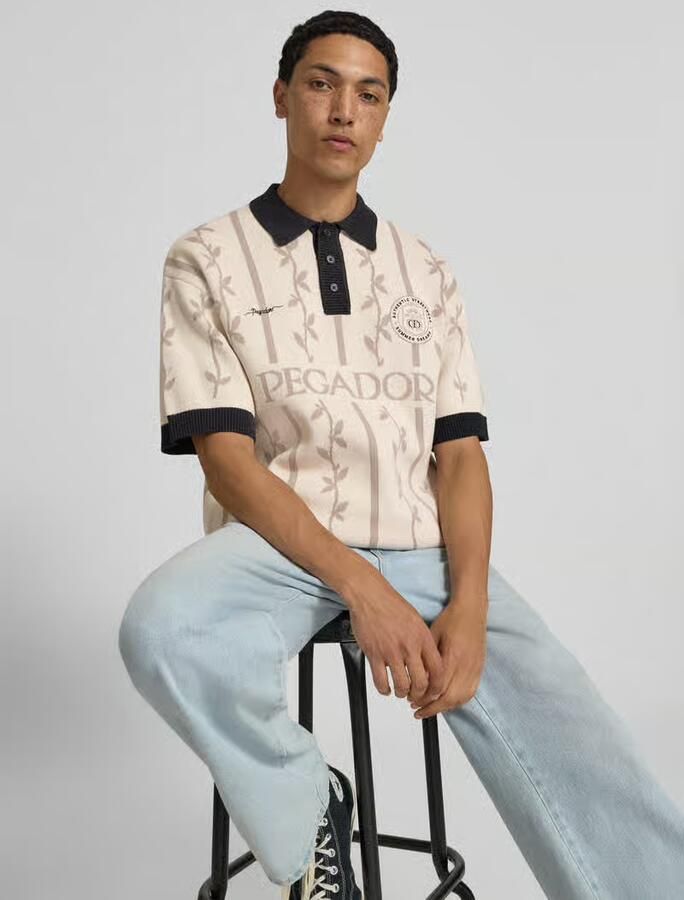 PEGADOR relaxed fit poloshirt met logo-stitchings model 'Kinsale' - Foto 2
