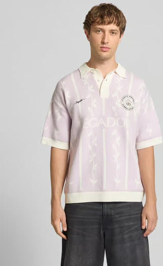 PEGADOR relaxed fit poloshirt met logo-stitchings model 'Kinsale' - Foto 4