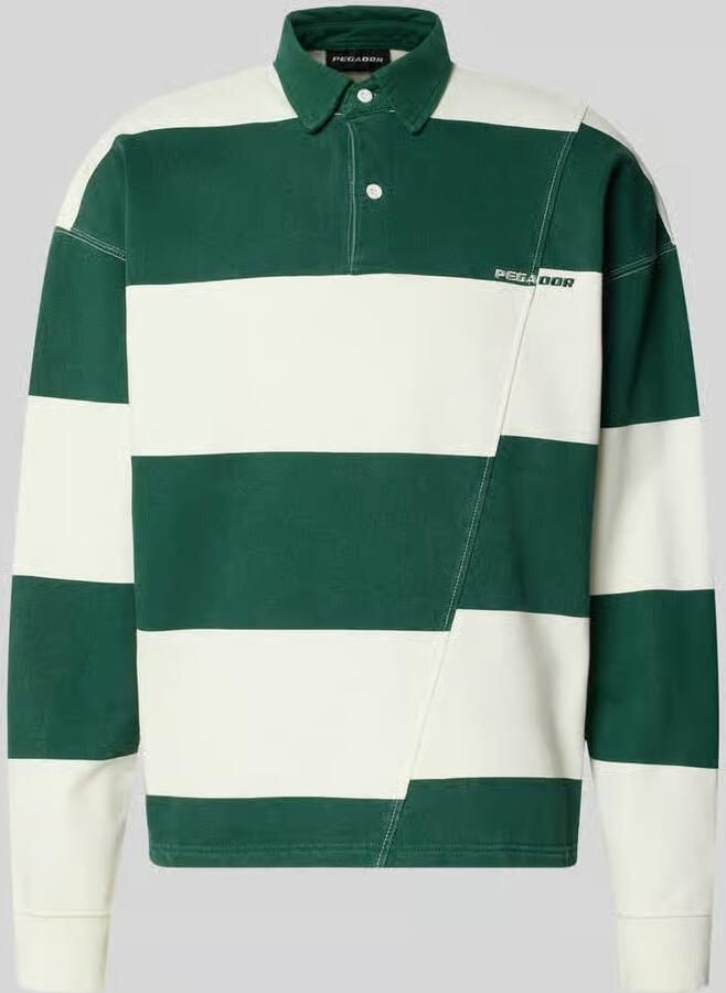 PEGADOR relaxed fit poloshirt van puur katoen model 'Castelluccio' - Foto 2