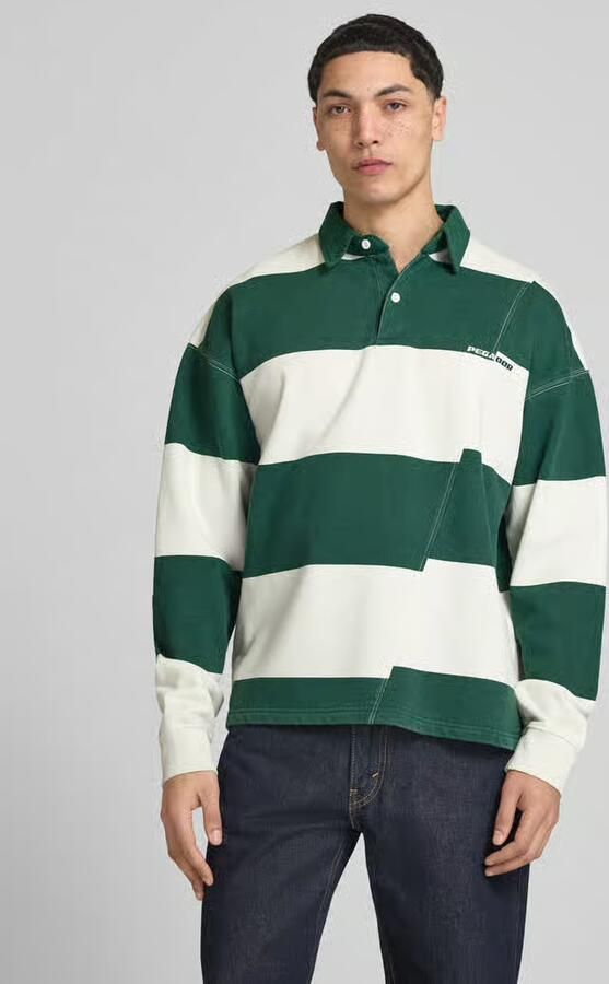 PEGADOR relaxed fit poloshirt van puur katoen model 'Castelluccio' - Foto 5