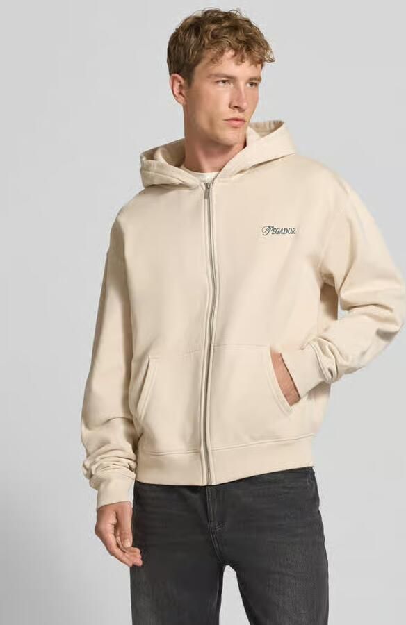 PEGADOR relaxed fit sweatjack van katoenmix model 'Carloforte' - Foto 3
