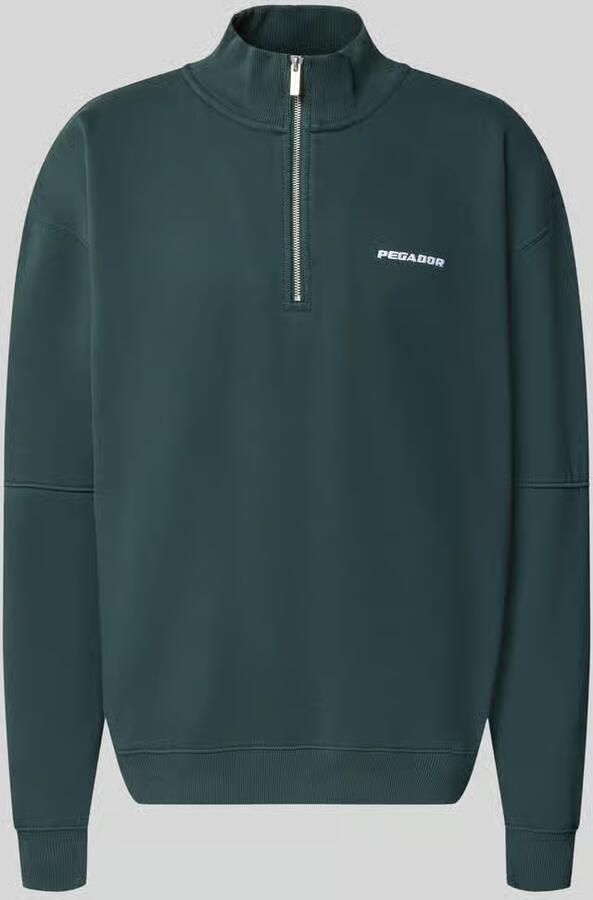 PEGADOR relaxed fit sweatshirt van katoenmix