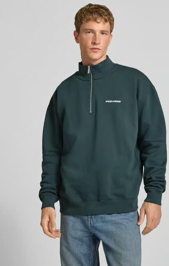 PEGADOR relaxed fit sweatshirt van katoenmix - Foto 3