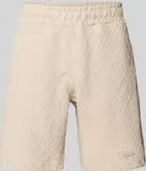 PEGADOR relaxed fit sweatshorts met structuurpatroon model 'Jovren'