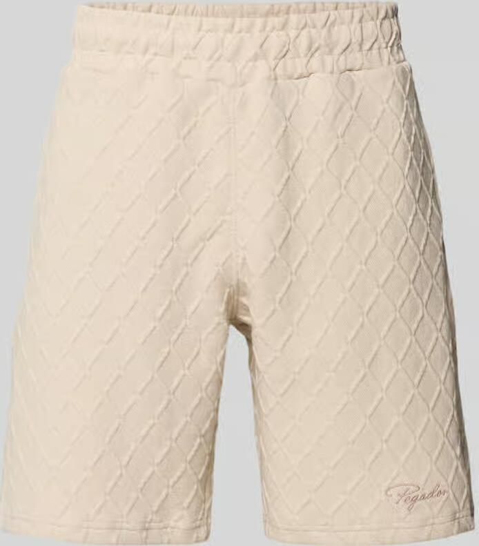 PEGADOR relaxed fit sweatshorts met structuurpatroon model 'Jovren' - Foto 2