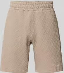 PEGADOR relaxed fit sweatshorts met structuurpatroon model 'Jovren'