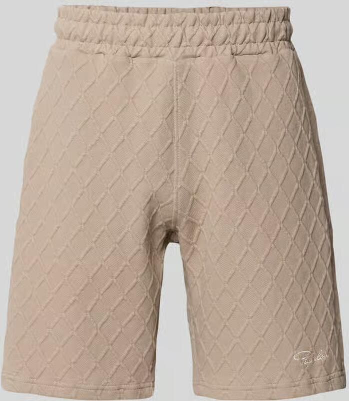PEGADOR relaxed fit sweatshorts met structuurpatroon model 'Jovren' - Foto 2
