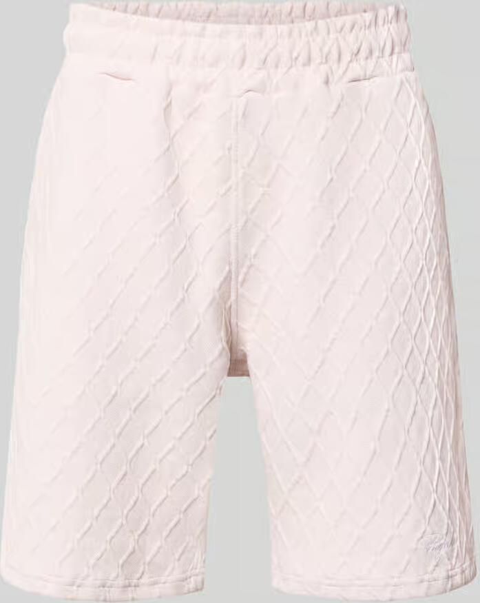 PEGADOR relaxed fit sweatshorts met structuurpatroon model 'Jovren'