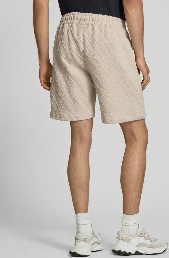 PEGADOR relaxed fit sweatshorts met structuurpatroon model 'Jovren' - Foto 3