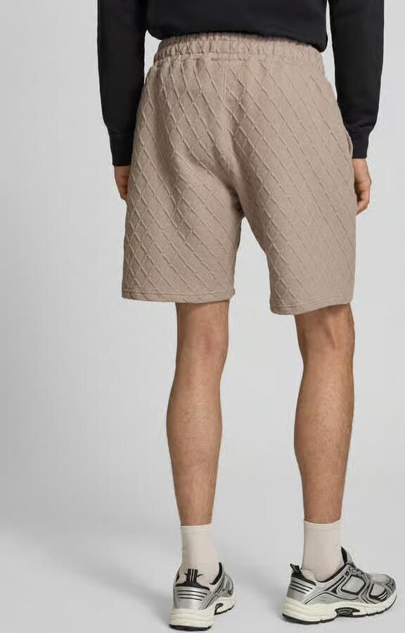PEGADOR relaxed fit sweatshorts met structuurpatroon model 'Jovren' - Foto 3