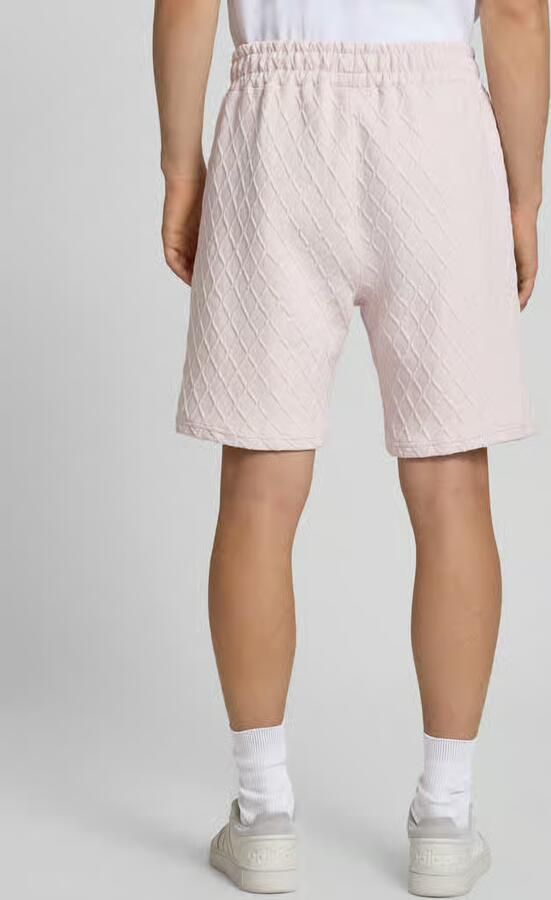 PEGADOR relaxed fit sweatshorts met structuurpatroon model 'Jovren'