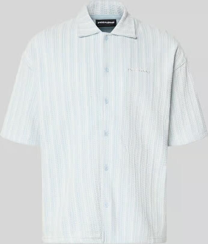 PEGADOR relaxed fit vrijetijdsoverhemd met labelstitching model 'Forno' - Foto 4