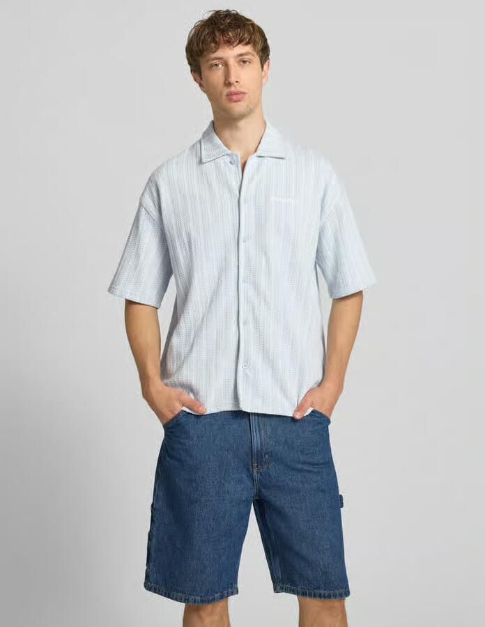 PEGADOR relaxed fit vrijetijdsoverhemd met labelstitching model 'Forno' - Foto 2