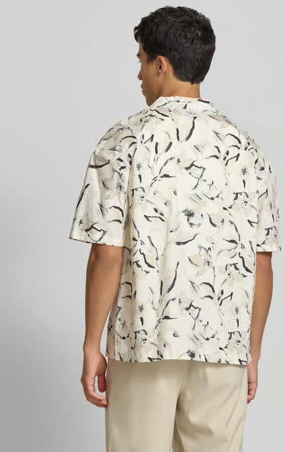 Pegador Relaxed fit vrijetijdsoverhemd met labelstitching model 'Novo'