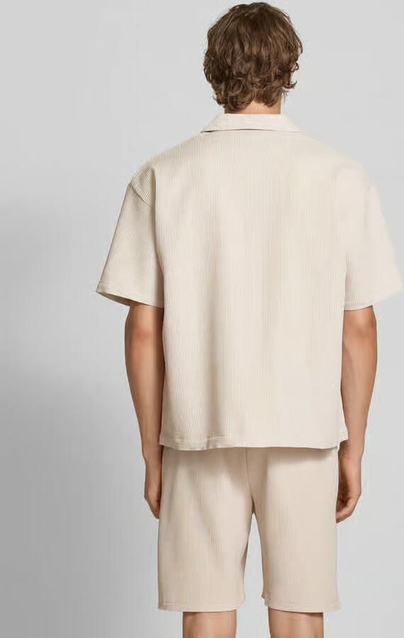 Pegador Relaxed fit vrijetijdsoverhemd met plissévouwen model 'TROY'